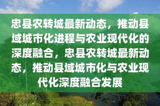 忠县农转城最新动态,推动县域城市化进程与农业现代化的深度融合,忠县农转城最新动态,推动县域城市化与农业现代化深度融合发展中山市多米克自动化设备有限公司
