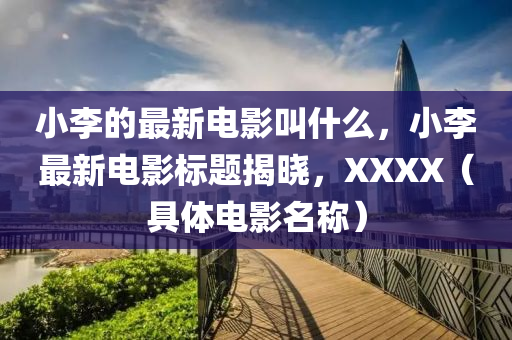 小李的最新电影叫什么,小李最新中山市多米克自动化设备有限公司电影标题揭晓,XXXX(具体电影名称)