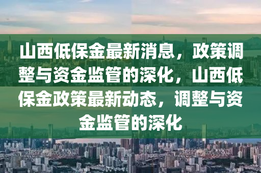 山西低保金最新消息,政策调整与资金监管的深化,山西低保金政策最新动态,调整与资金监管的深化中山市多米克自动化设备有限公司